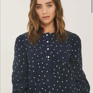 Something Navy Edie Long Sleeve Dress NWT